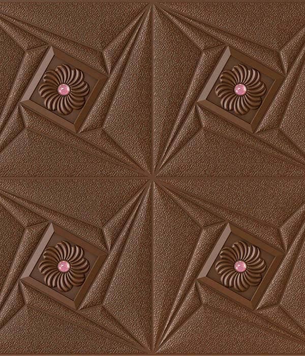 Quais são os materiais decorativos com grãos de madeira em PVC?