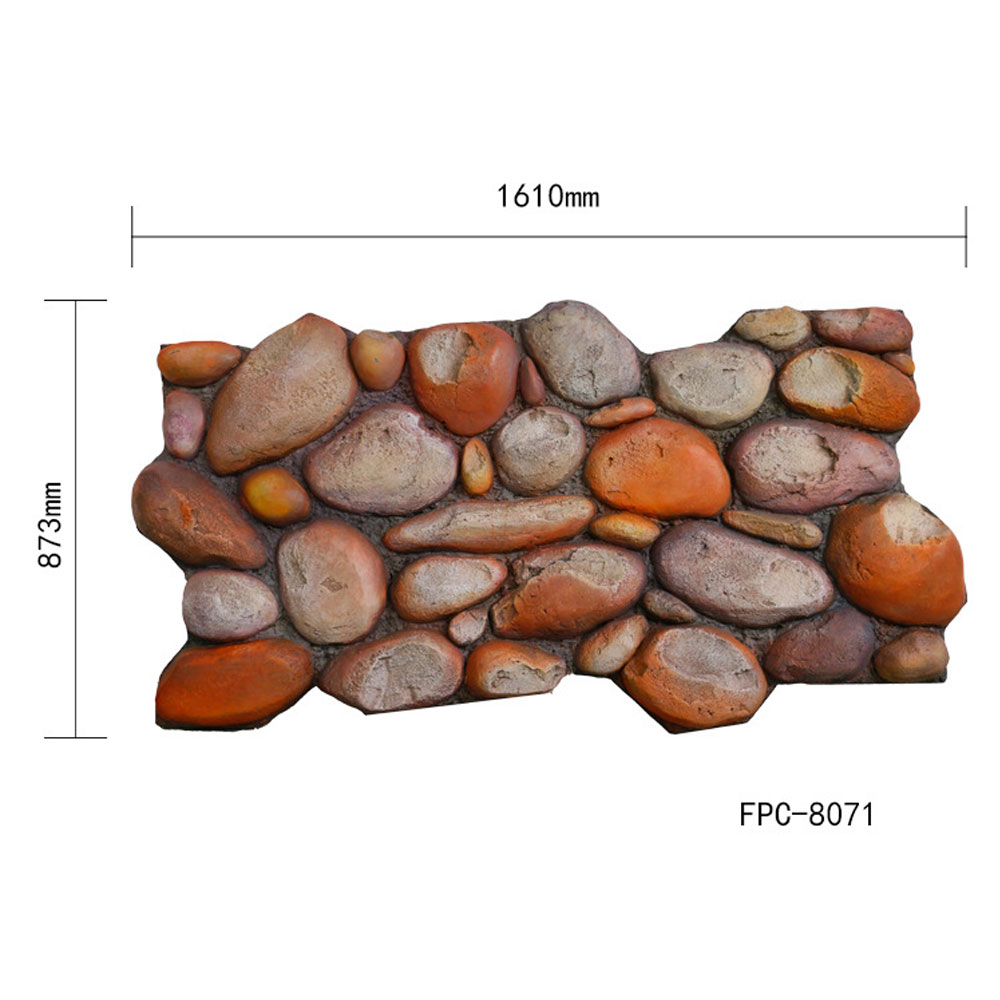 painel de parede de pedra pu