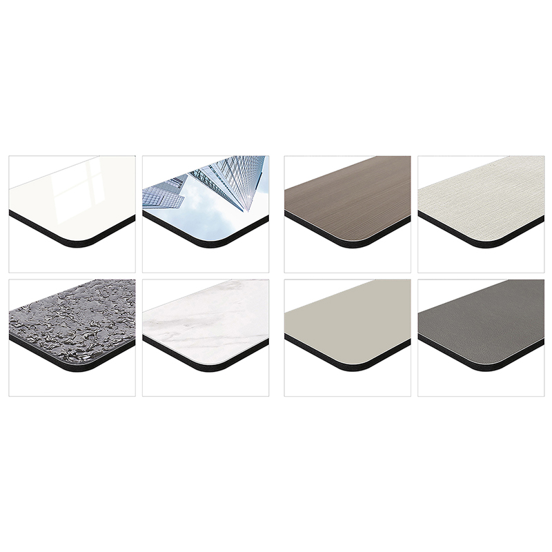 Folha de cristal de carbono de PVC leve de alta densidade anti-riscos 5 mm-8 mm de espessura para decoração de banheiro de hotel comercial Painel de parede durável à prova de fogo de grau B1