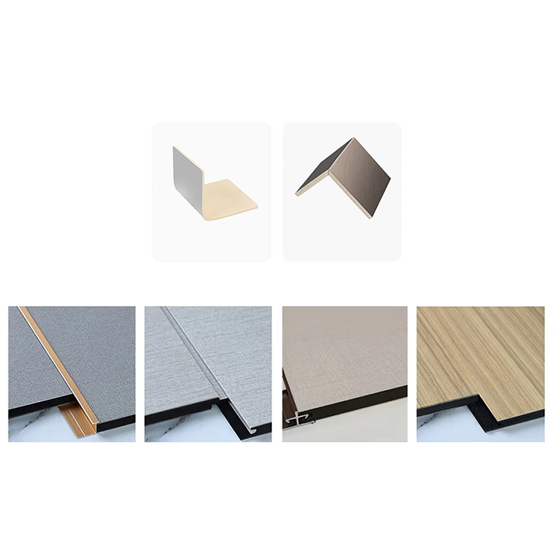 Folha de cristal de carbono de PVC leve de alta densidade anti-riscos 5 mm-8 mm de espessura para decoração de banheiro de hotel comercial Painel de parede durável à prova de fogo de grau B1