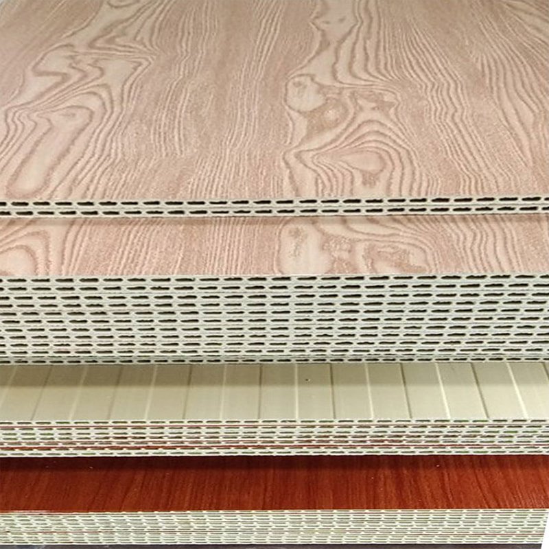 Painel de parede de PVC de fibra de madeira de bambu integrado moderno para fundo de TV Painel de parede rígido para teto interno para uso em hotel