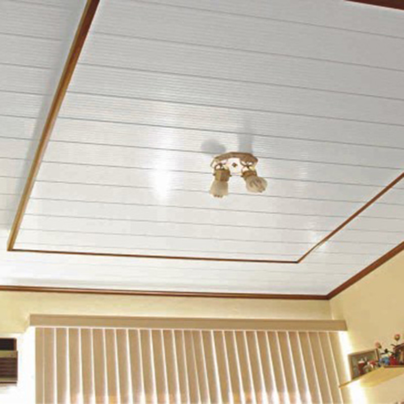 Painel de parede integrado de fibra de madeira de bambu ecológico 600x9mm PVC WPC durável versátil design de interiores moderno fácil instalação