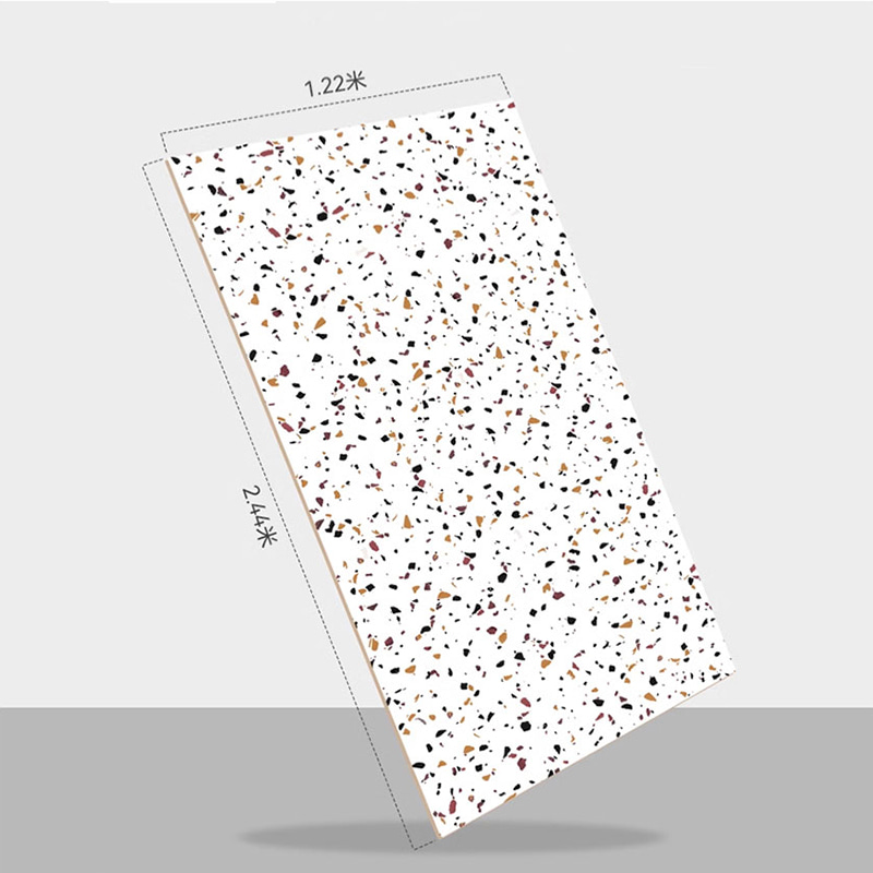 1220mm × 2440mm PVC flexível plástico alternativo mármore painel de parede SPC e placa artificial imitação de mármore revestimento UV folha de mármore de PVC