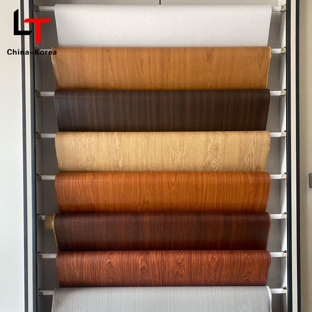 Filme de transferência de calor de laminação de impressão 3D 5D Filme de decoração de móveis de PVC Folha de prensa a vácuo para painel de parede de porta WPC Placa UV