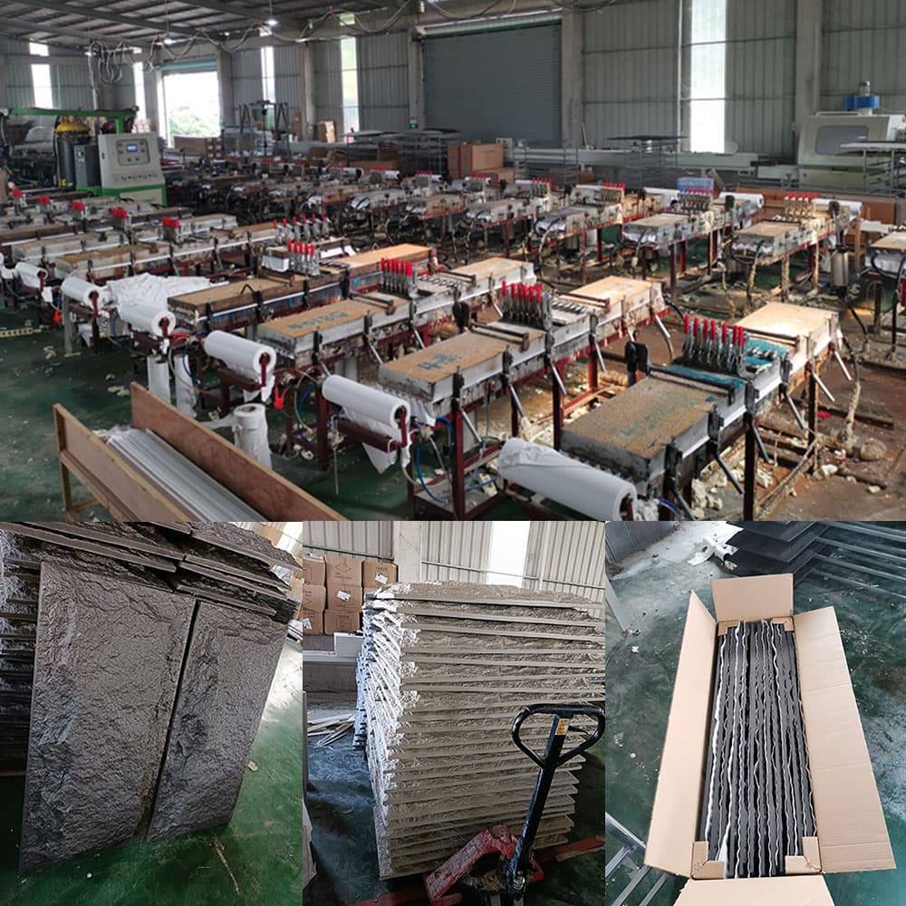 60*30cm folha de folheado decorativo decoração falso poliuretano painel de parede de pedra artificial stonee para casa