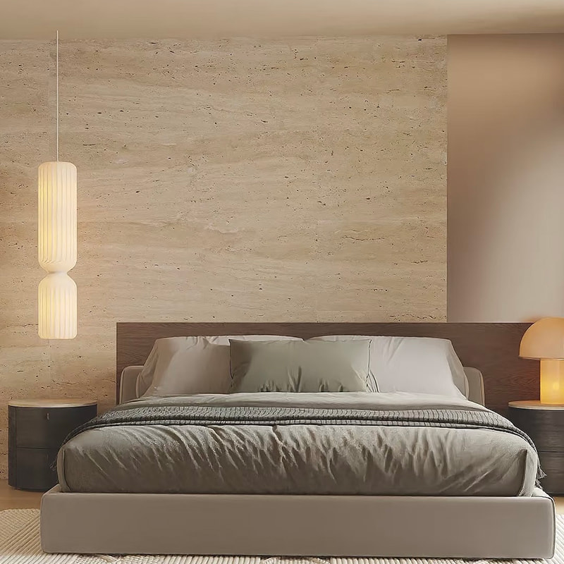 Folheado de telha à prova de fogo falso interior dobrável macio revestimento de parede travertino artificial flexível painéis de parede de pedra macia