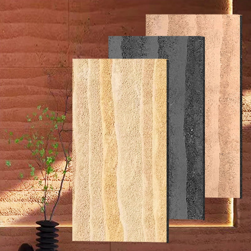 Painéis de parede leves à prova de fogo, design moderno, novo material, revestimento de pedra macia, telhas mcm flexíveis, revestimento de parede de pedra linear