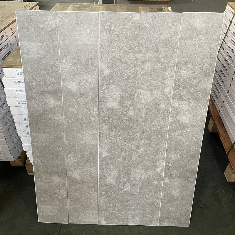 Branco e preto mármore grão de madeira núcleo rígido intertravamento clique bloqueio piso de prancha de vinil piso pvc interior clique piso spc