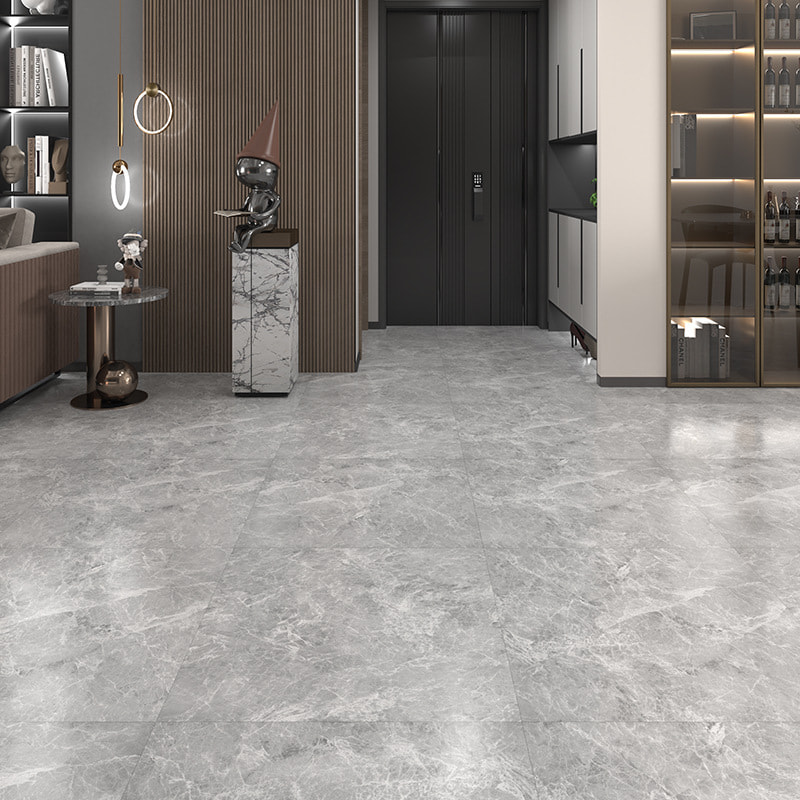 Branco e preto mármore grão de madeira núcleo rígido intertravamento clique bloqueio piso de prancha de vinil piso pvc interior clique piso spc