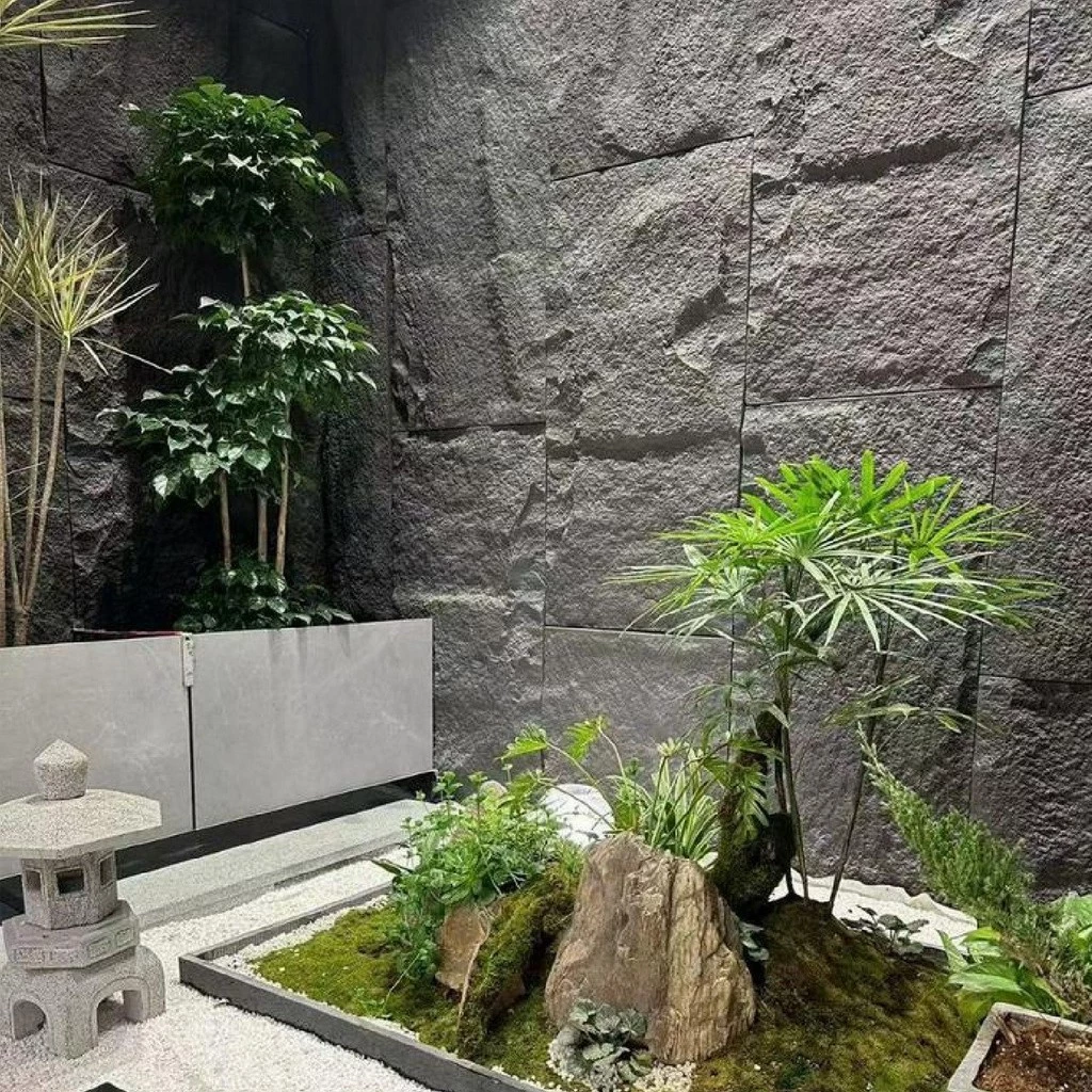 Instalar pedra PU é como instalar painéis de madeira: um decorador pode aprender em meio dia